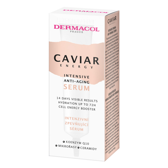 Dermacol Caviar Energy Intensive Anti-Aging Serum 12 ml pleťové sérum pre ženy proti vráskam; spevnenie a lifting pleti